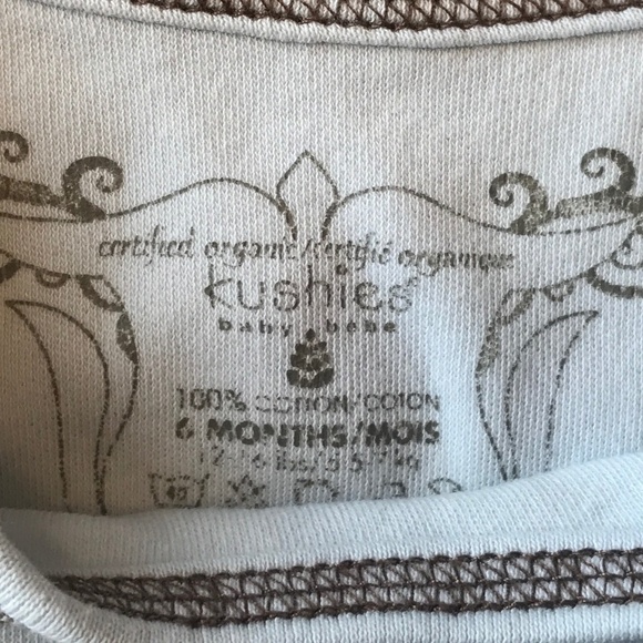 Kushies Short sleeve Onesie Baby Size 6m - Picture 5 of 5